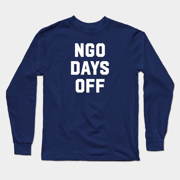 Ngo Days Off Long Sleeve T-Shirt by Ngo Days Off